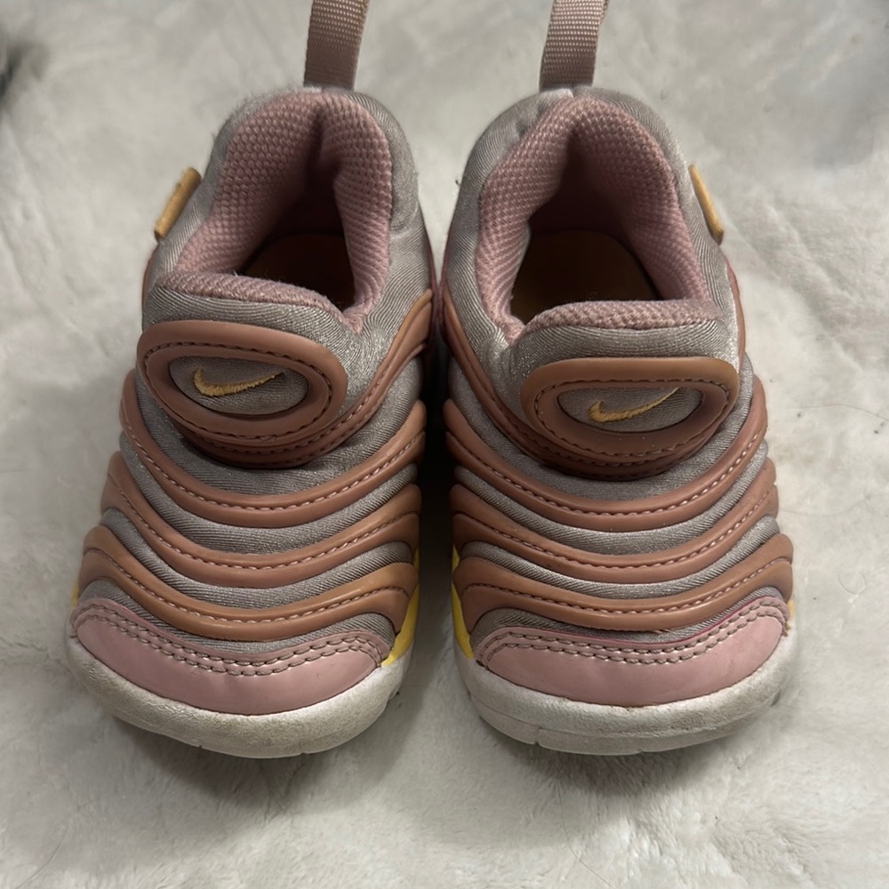 Nike Pink and Gray Slip-On Sneakers